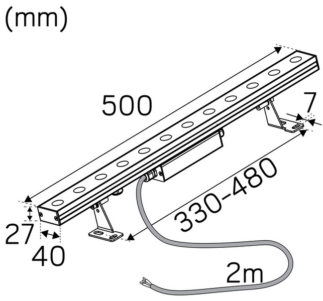 Maavalaisin Hide-a-lite Spot Line 500 4000K