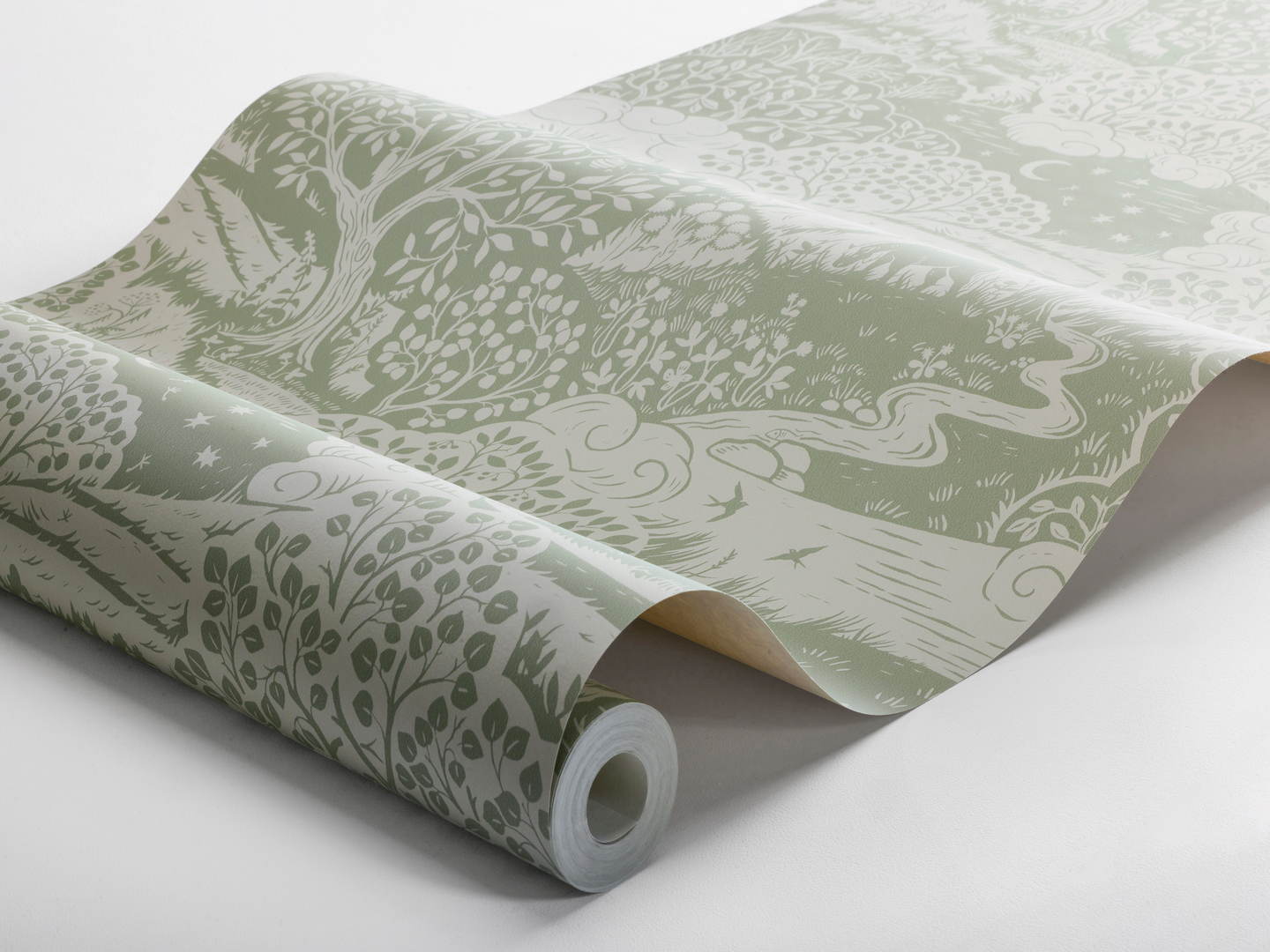 Kuitutapetti Boråstapeter Nordic Folk 5830 Solängen 10,05m