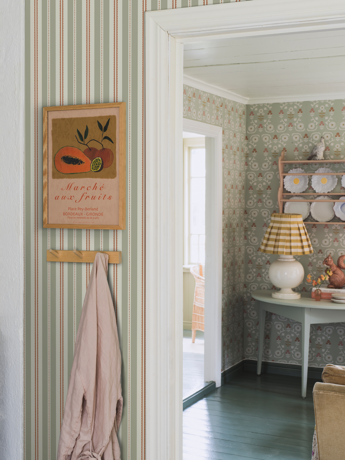 Kuitutapetti Boråstapeter Nordic Folk 5819 Hedda 10,05m