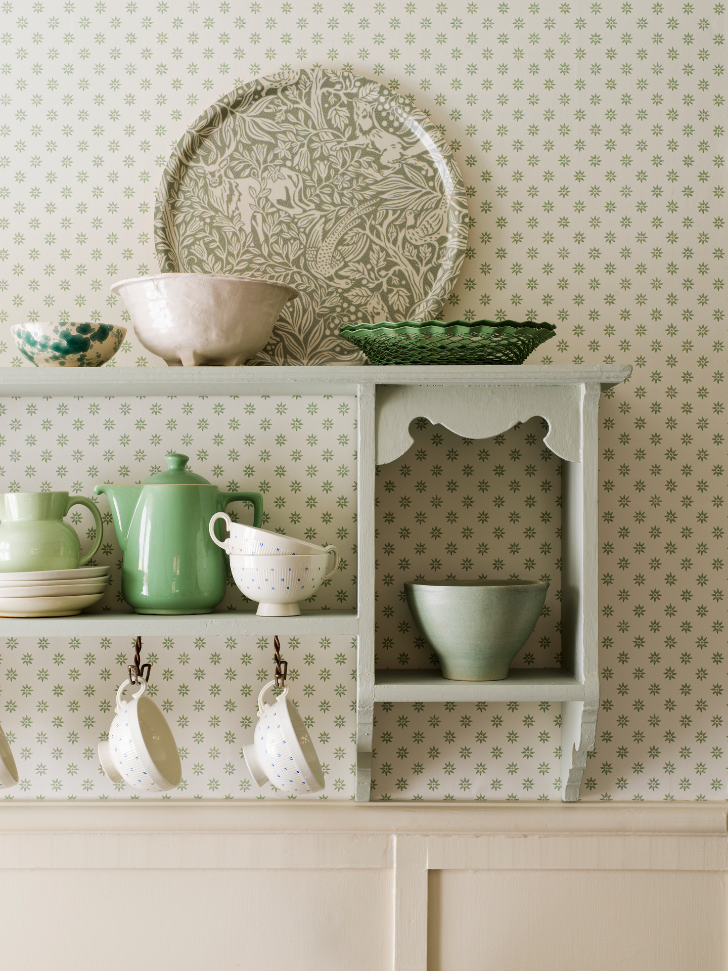 Kuitutapetti Boråstapeter Nordic Folk 5809 Skogsstjärna 10,05m