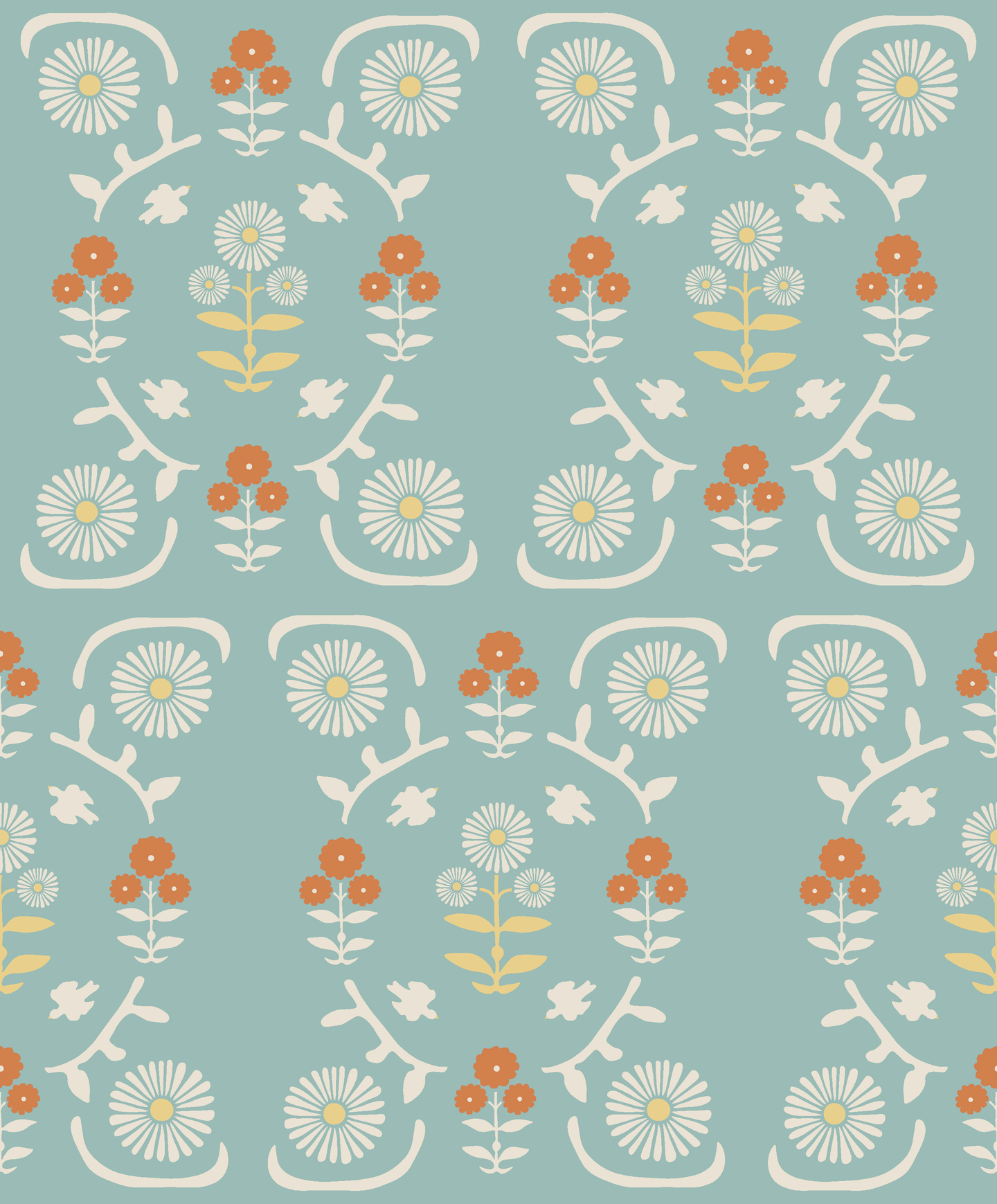 Kuitutapetti Boråstapeter Nordic Folk 5821 Isolde 10,05m