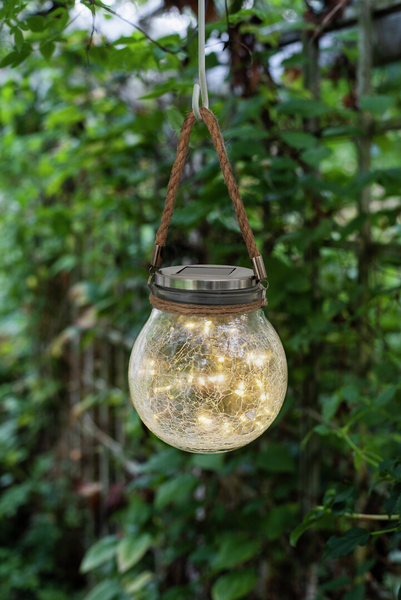 Lasipurkki Airam lulu Solar 14cm ø12cm