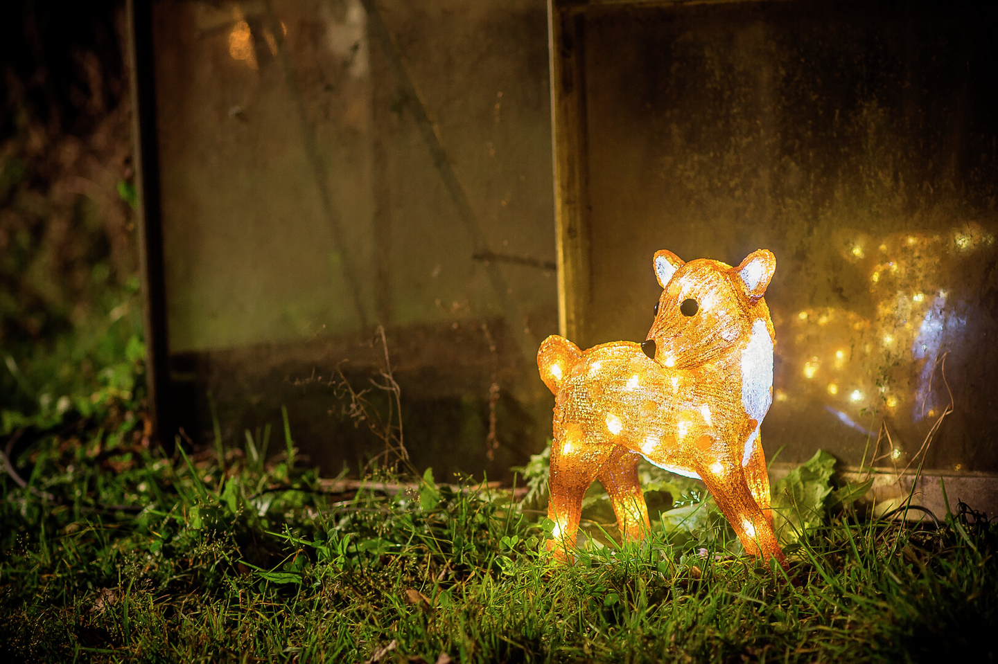 Led-eläinkoriste Airam bambi 34x36cm