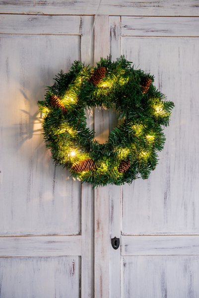 Käpyhavukranssi Airam Aune 20 led ø 50cm