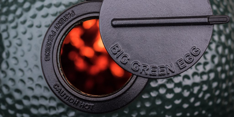 Savupiippu Big Green Egg 2XL XL L m reggulator