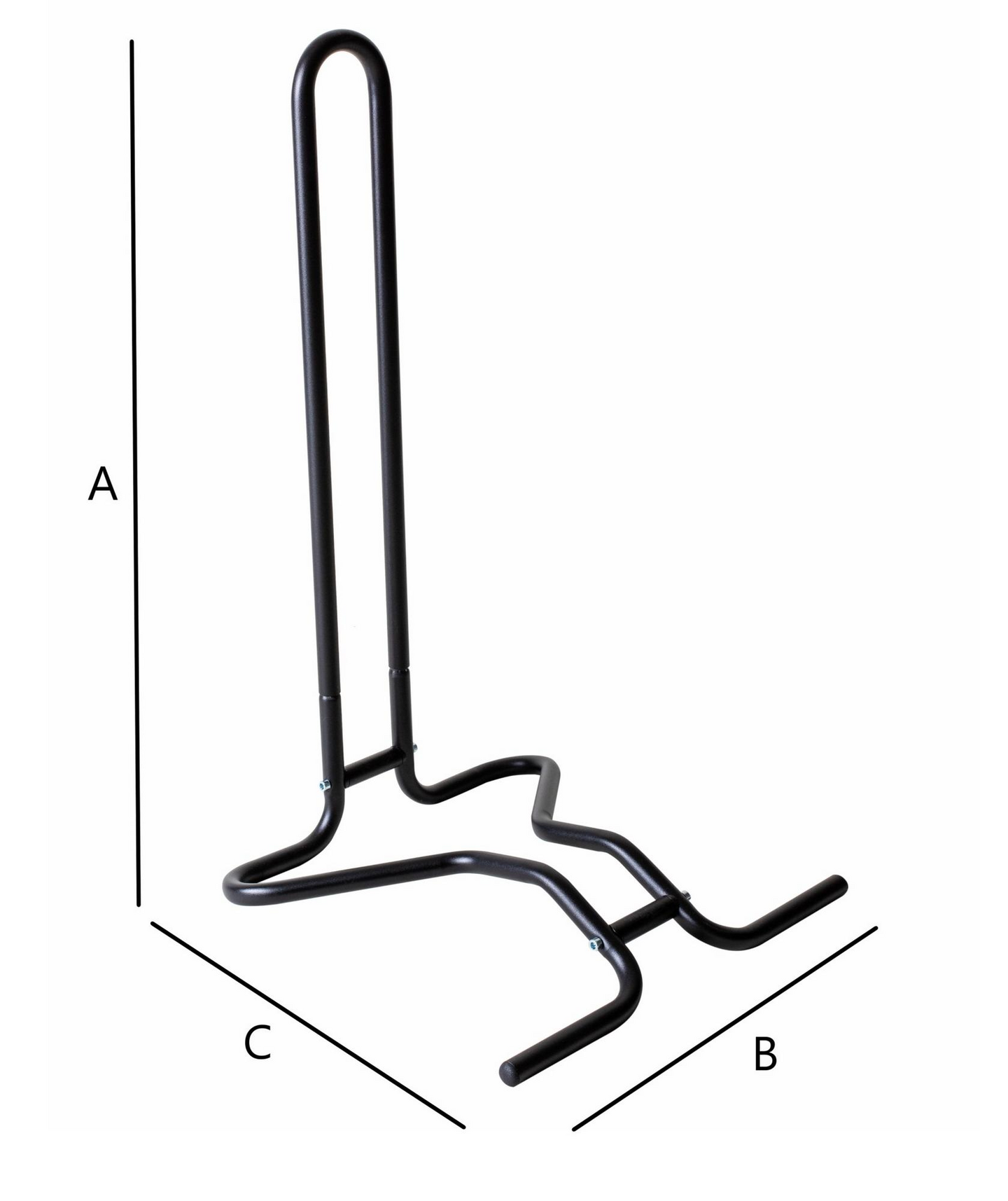 Polkupyöräteline Varax 1-paikkainen musta
