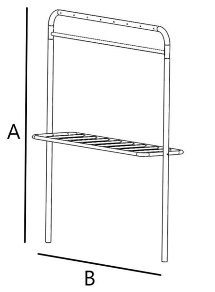 Tuuletusteline Varax 199 harmaa