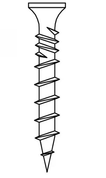 Nauharuuvi Senco Ek-Kipsi 3,9x40 sähkösinkitty harva 1000 kpl