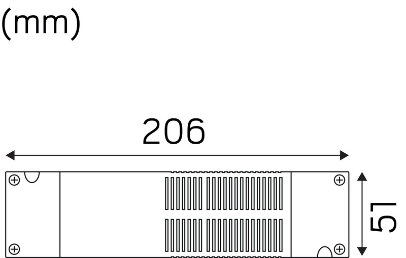 Elektroninen liitäntälaite Hide-a-lite MDR 24V 60W DC