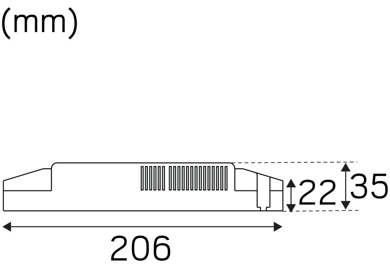 Elektroninen liitäntälaite Hide-a-lite MDR 24V 60W DC