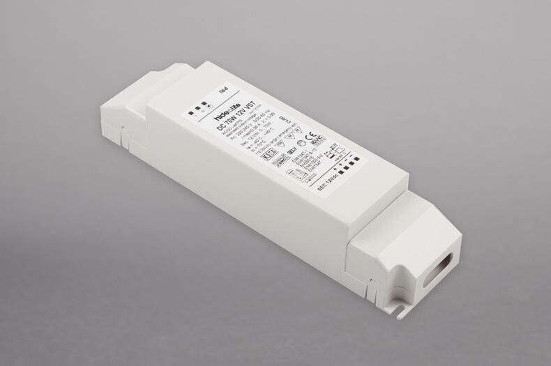 Elektroninen liitäntälaite Hide-a-lite tasajännitemuuntaja VST 24VDC 70W