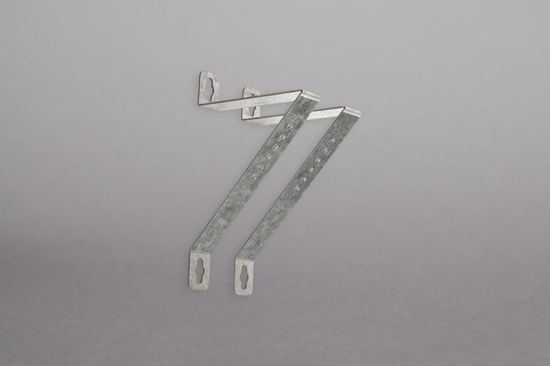 Mekaaninen lisätarvike Hide-a-lite seinäkiinnike Liteline 45°