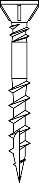Nauharuuvi Senco Terassi D25 4,2x55 A2 1000 kpl
