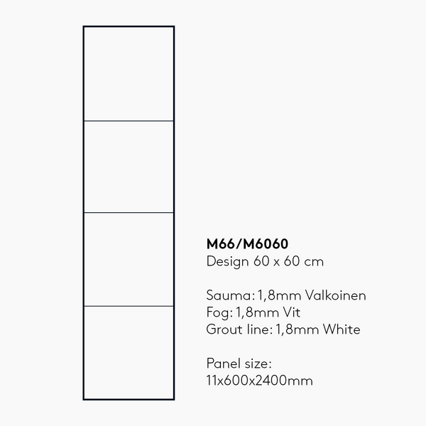 Sisustuslevy Fibo 5218M6060 Dusky Pink 60x60cm