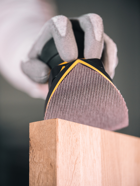 Hiomakolmio Mirka Abranet 100x152x152mm tarra 80 50kpl