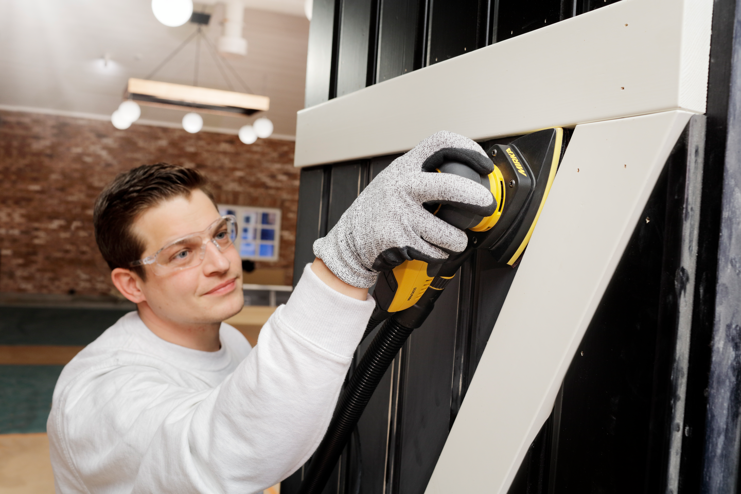 Hiomakolmio Mirka Abranet 100x152x152mm tarra 120 50kpl