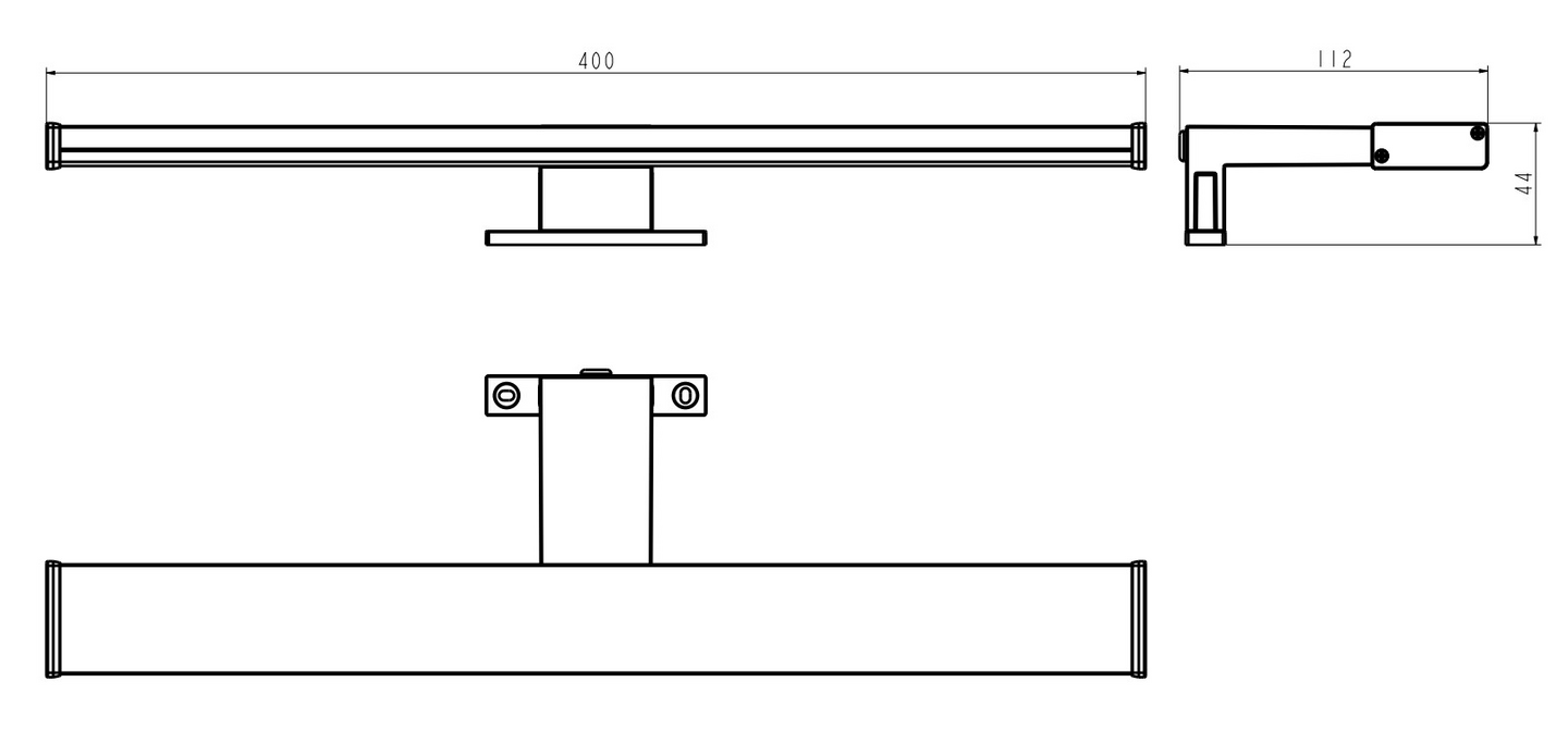 Kylpyhuonevalaisin Cello Spa Erro II 400mm 600lm led IP44