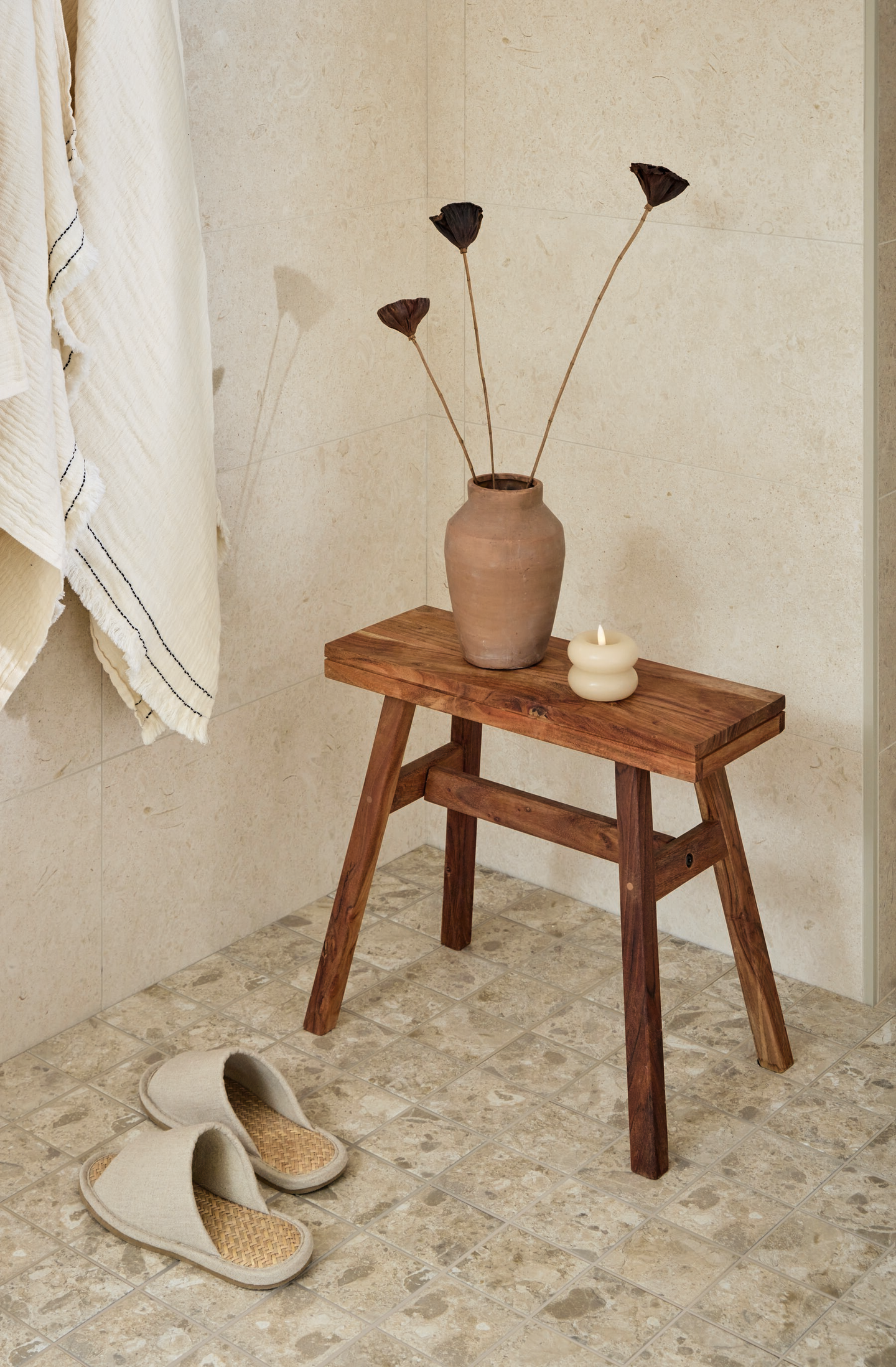 Lattialaatta Caràcter 10x10 Mix beige 0,96m²