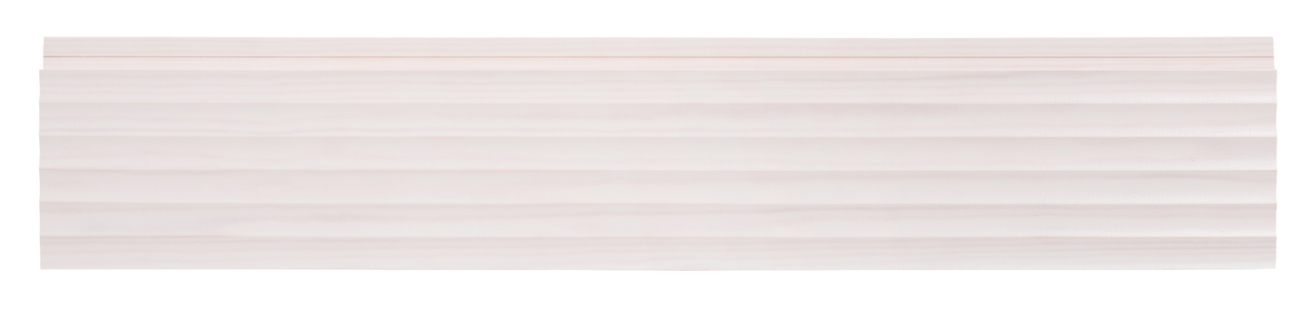 Sisustuspaneeli Cello Laine 15x95x2370 valkolakattu päätypontattu