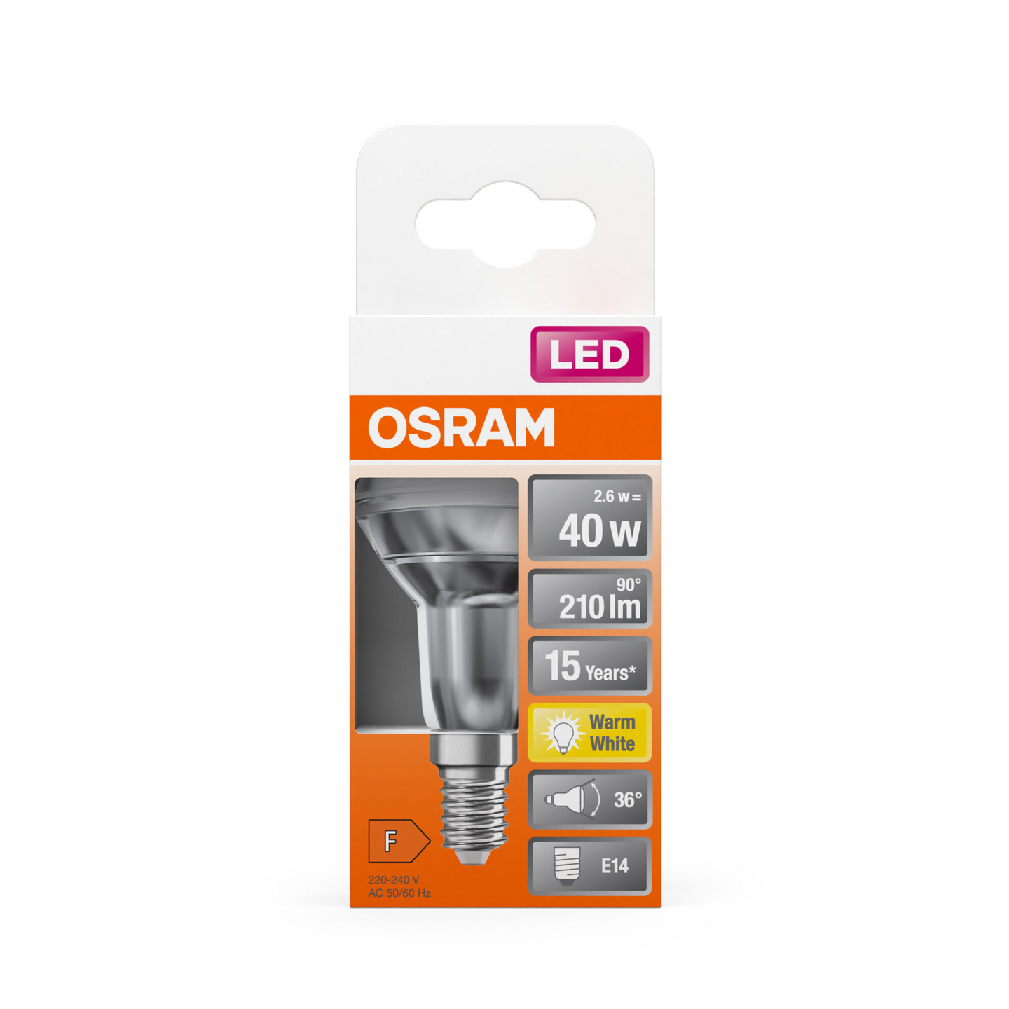 Led-kohdelamppu OSRAM Star 210lm 827 E14