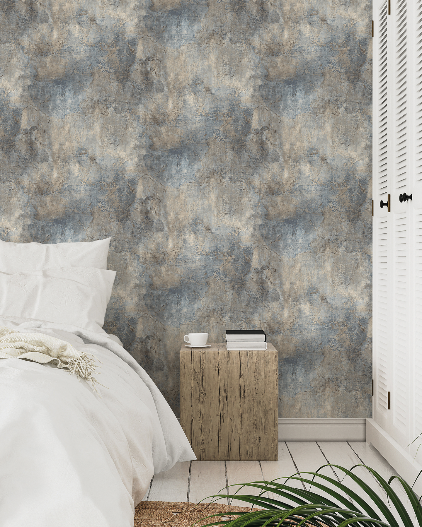 Vinyylitapetti Grandeco Icon 191703 Castello Plaster 10,05m