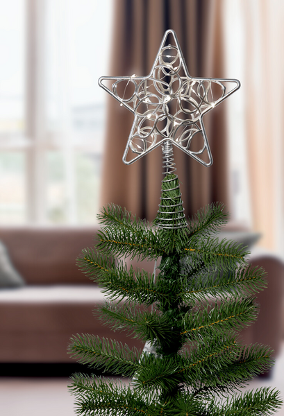 Led-tähti Airam Lucia 20cm hopea