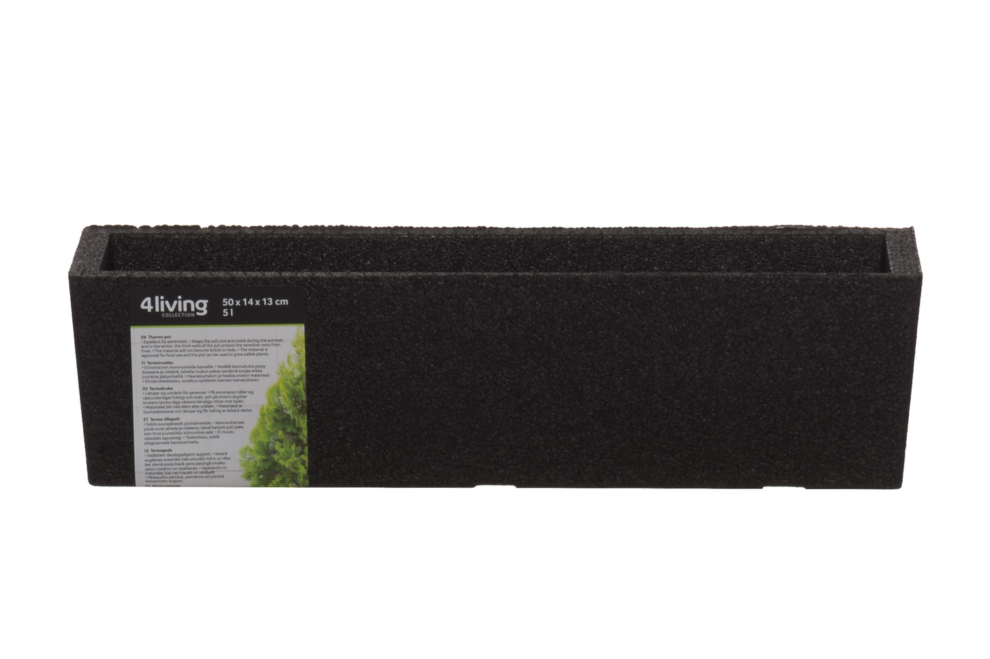 Termoruukku 4Living Balcony 50cm musta
