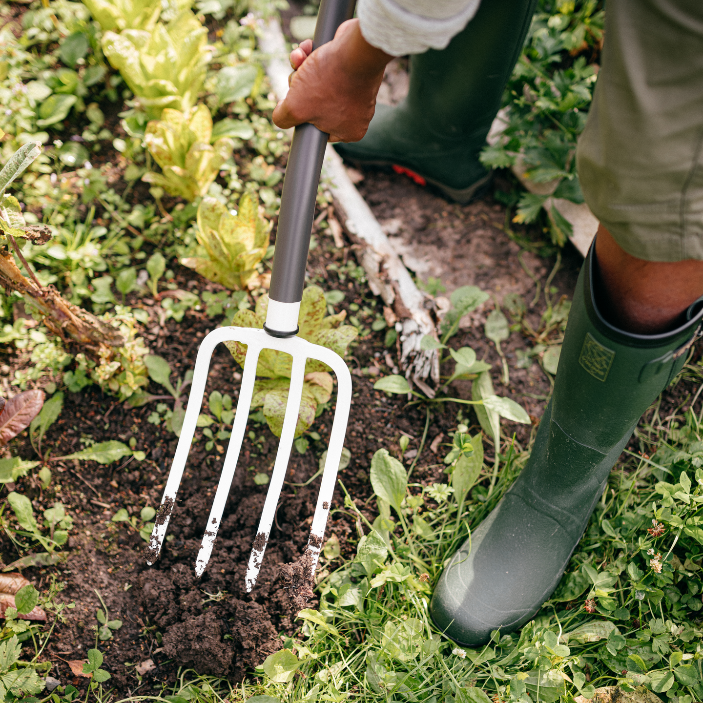 Puutarhatalikko Fiskars white