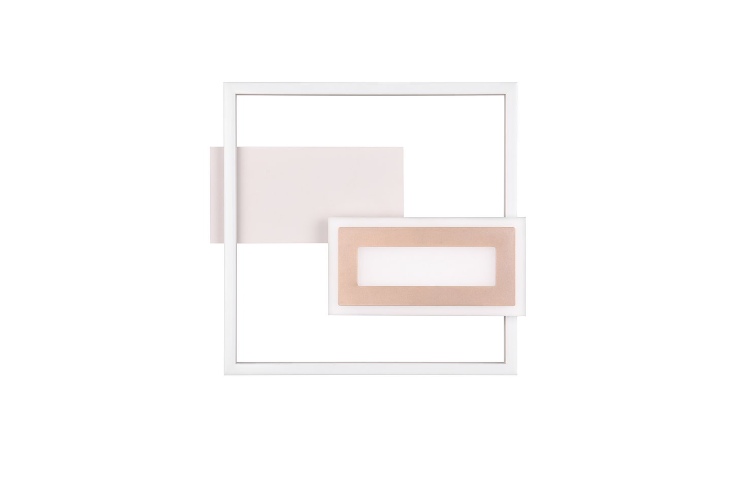 Kattovalaisin TRIO Spiro led 22W 33 cm kahvinruskea/valkoinen