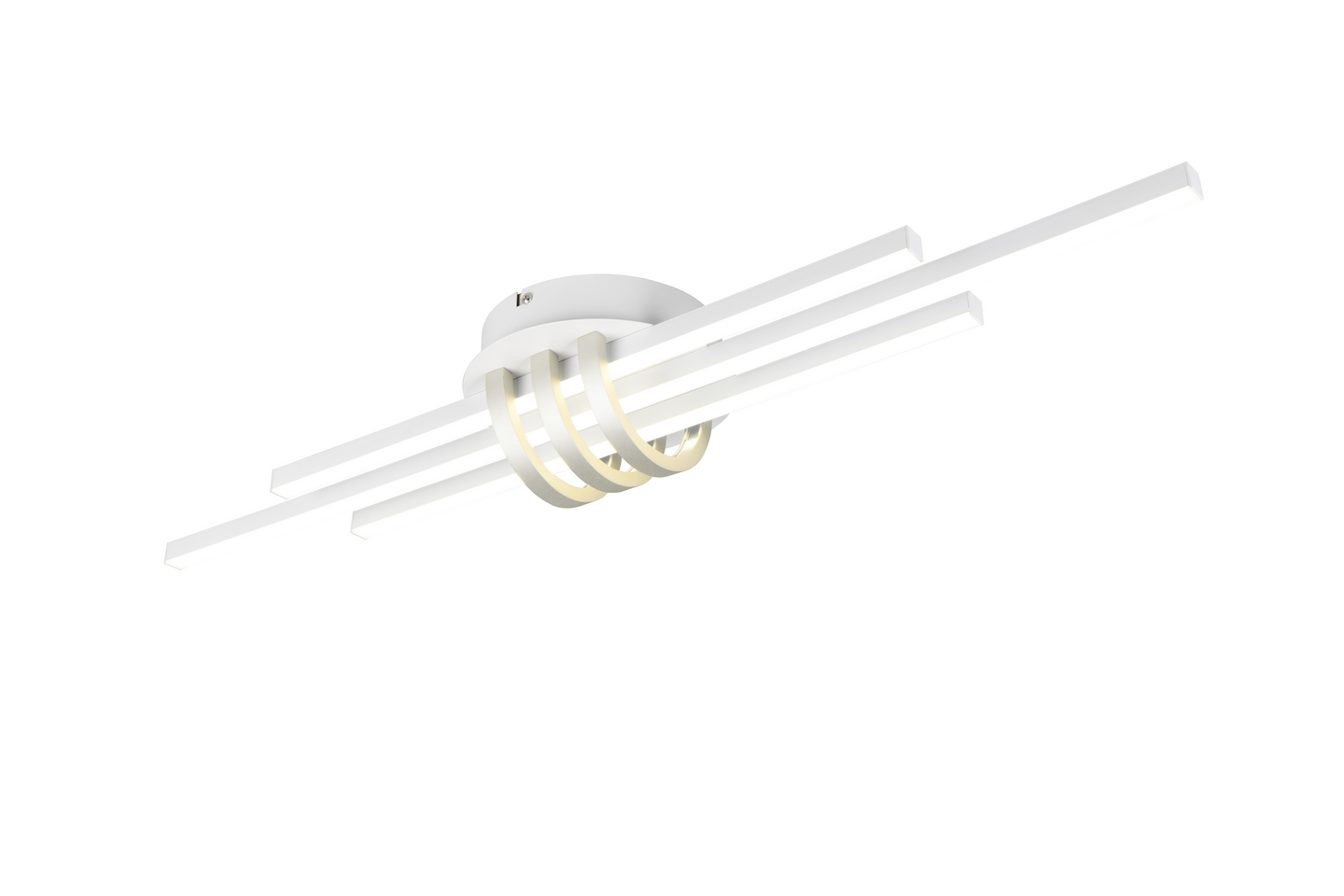 Kattovalaisin TRIO Cinto led 25W 4000K mattavalkoinen/harjattu teräs