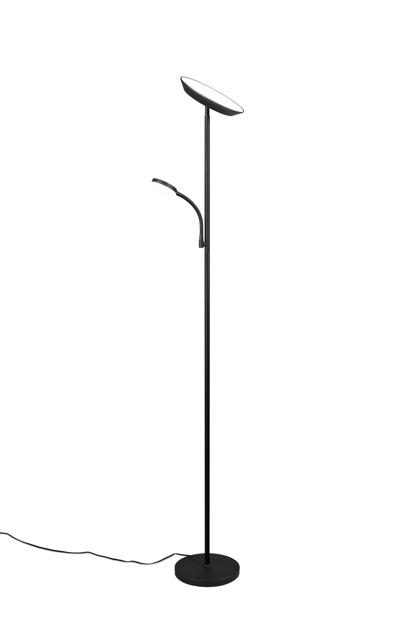 Lattiavalaisin TRIO Specter 2-osainen led 17W+5W mattamusta