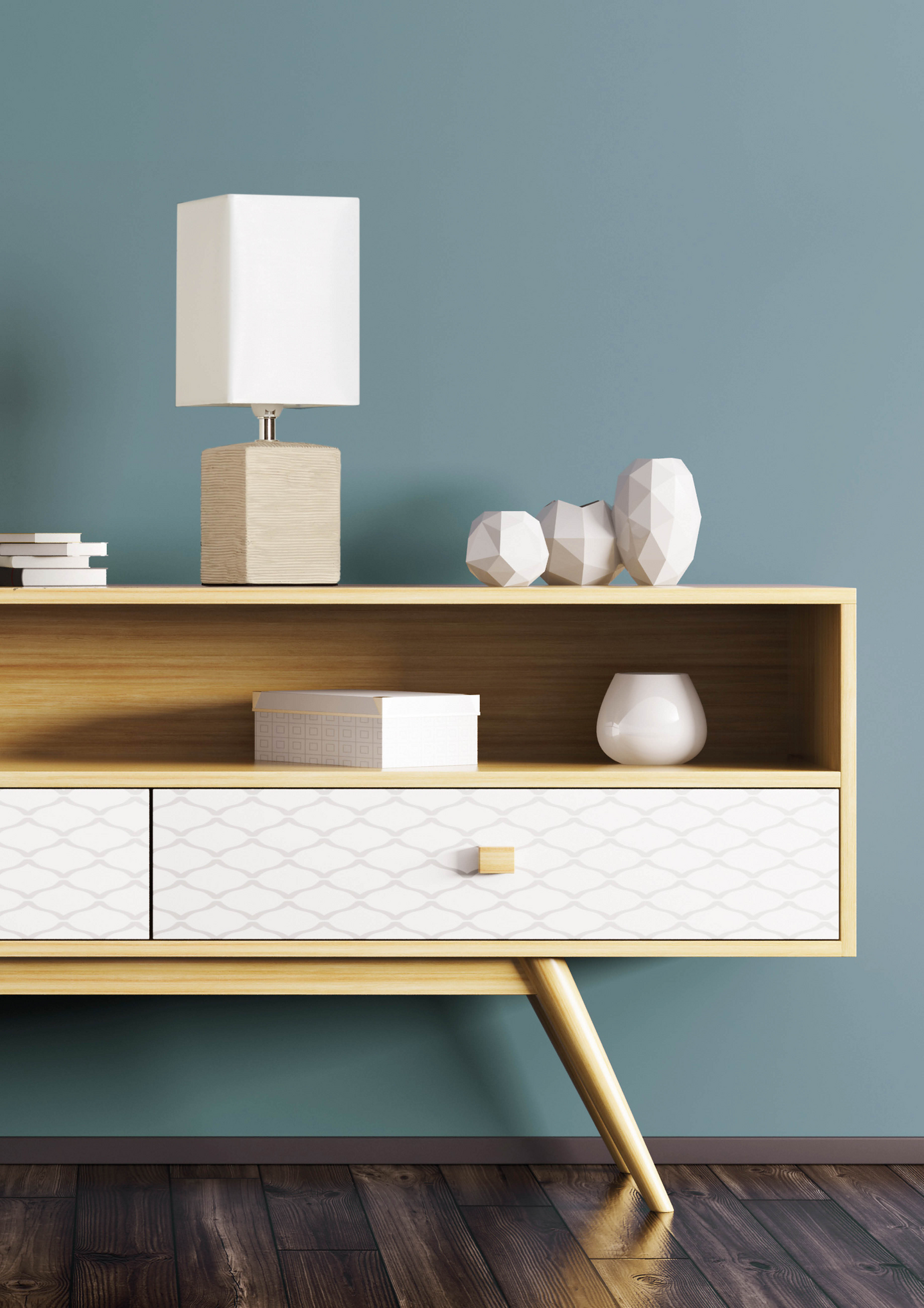 Pöytävalaisin TRIO Ping E14 valkoinen