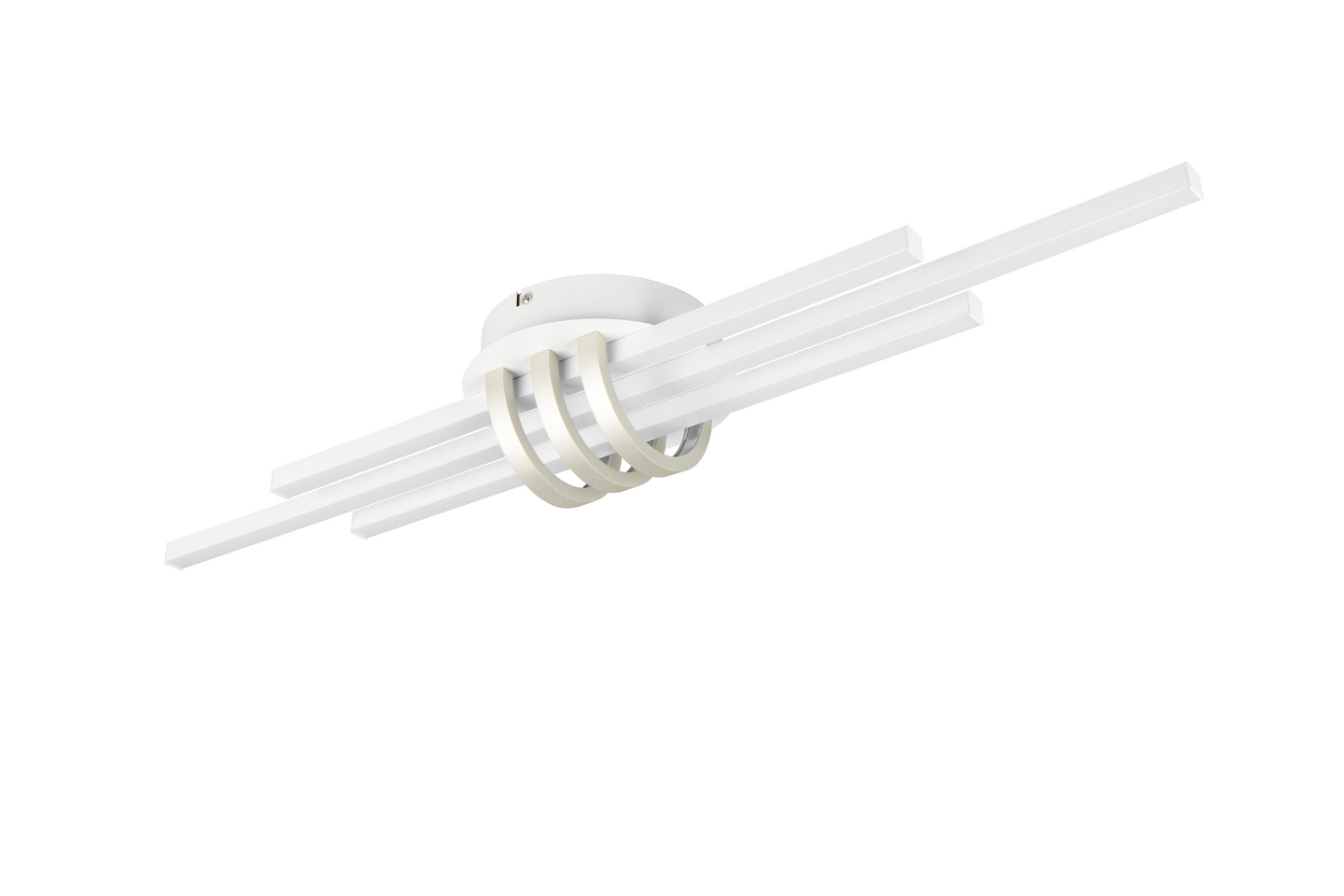 Kattovalaisin TRIO Cinto led 25W 4000K mattavalkoinen/harjattu teräs