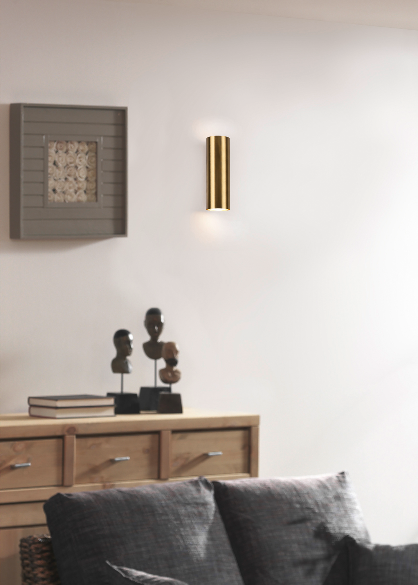 Seinävalaisin TRIO Marley 2xGU10 antiikkimessinki