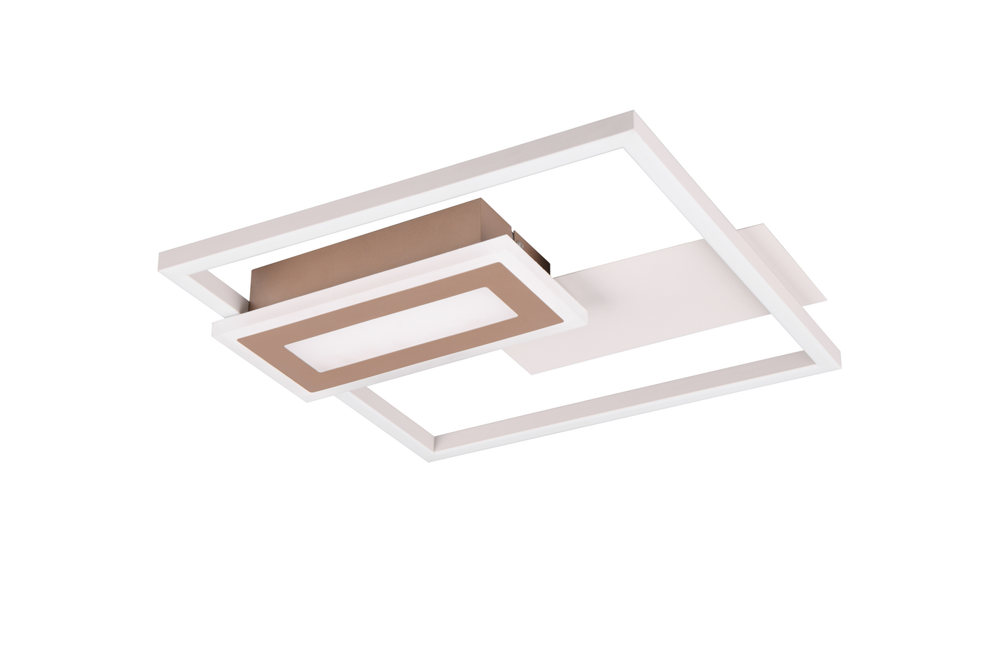 Kattovalaisin TRIO Spiro led 22W 33 cm kahvinruskea/valkoinen