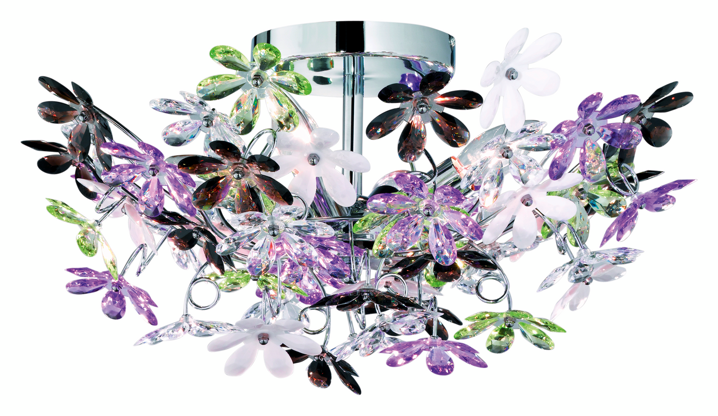 Kattovalaisin TRIO Flower R60014017 E14