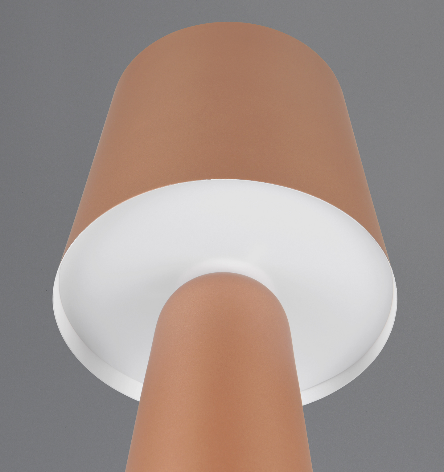 Pöytävalaisin TRIO Nubian E27 kahvinruskea