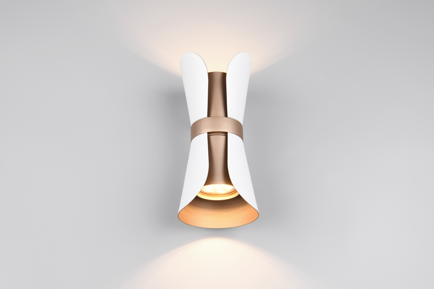 Seinävalaisin TRIO Coat GU10 2-osainen mattavalkoinen