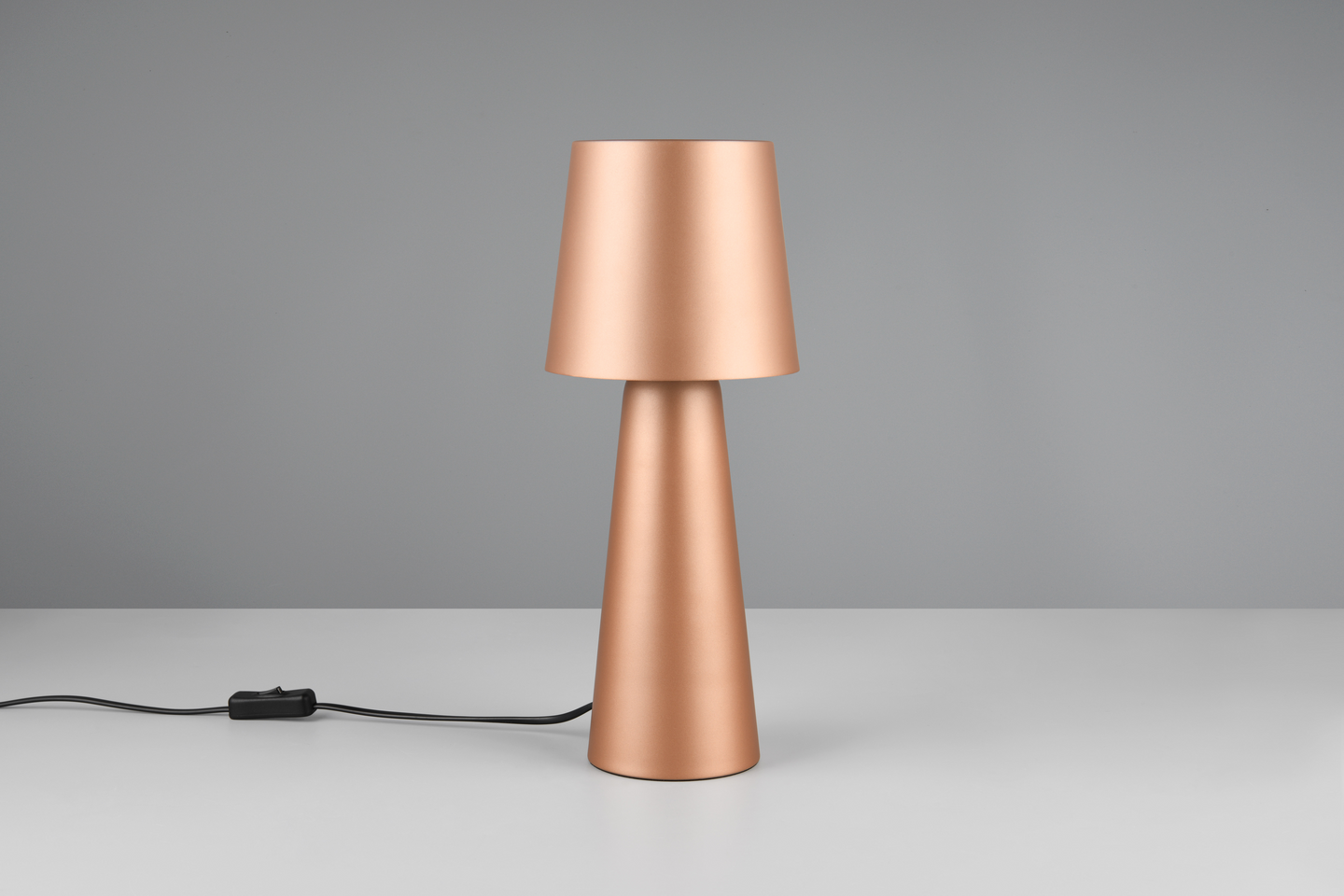 Pöytävalaisin TRIO Nubian E27 kahvinruskea