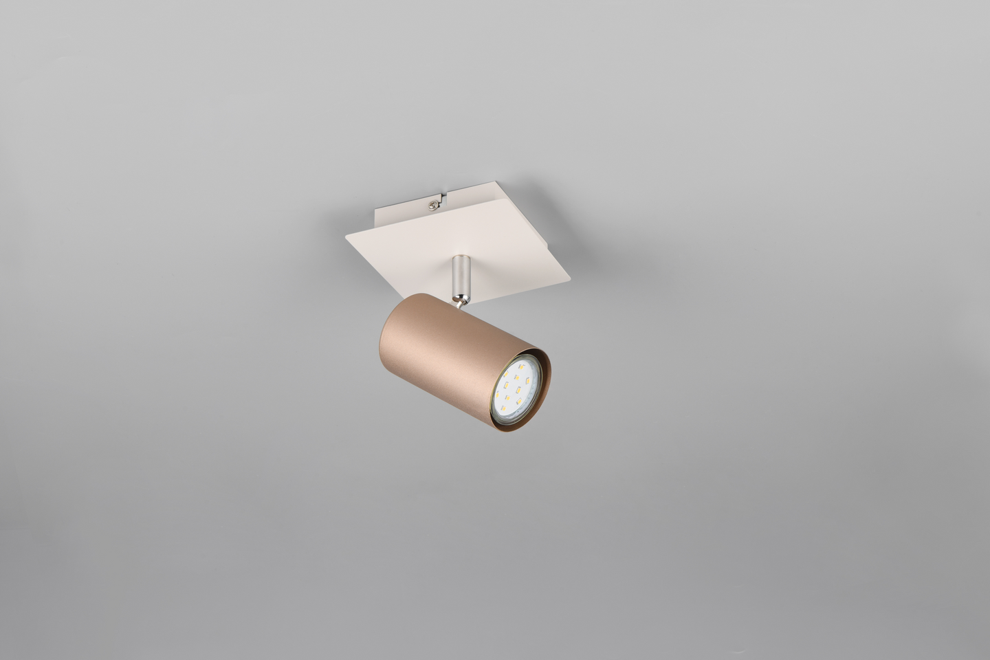 Spotti TRIO Marley GU10 1-osainen kahvinruskea/mattavalkoinen