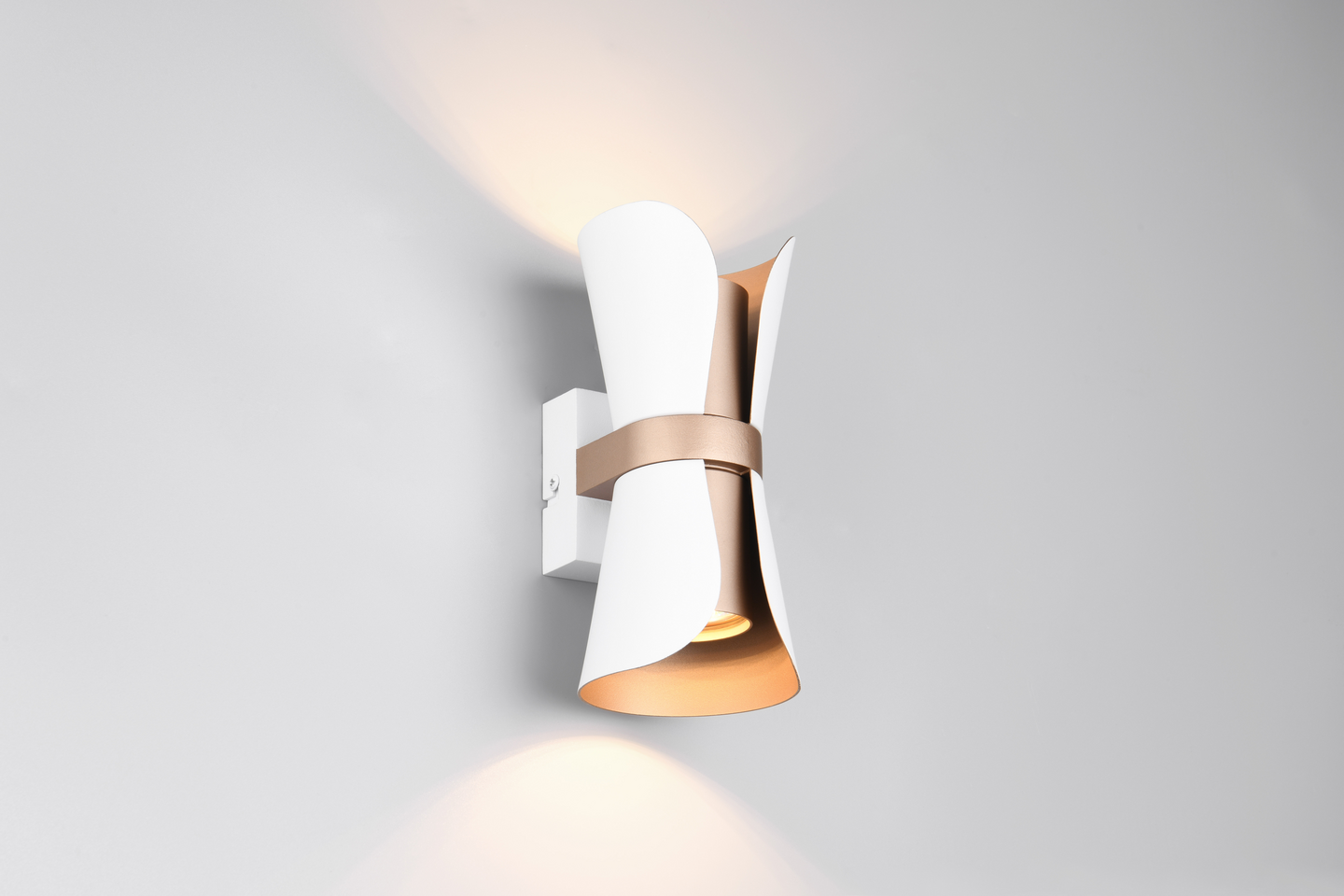 Seinävalaisin TRIO Coat GU10 2-osainen mattavalkoinen