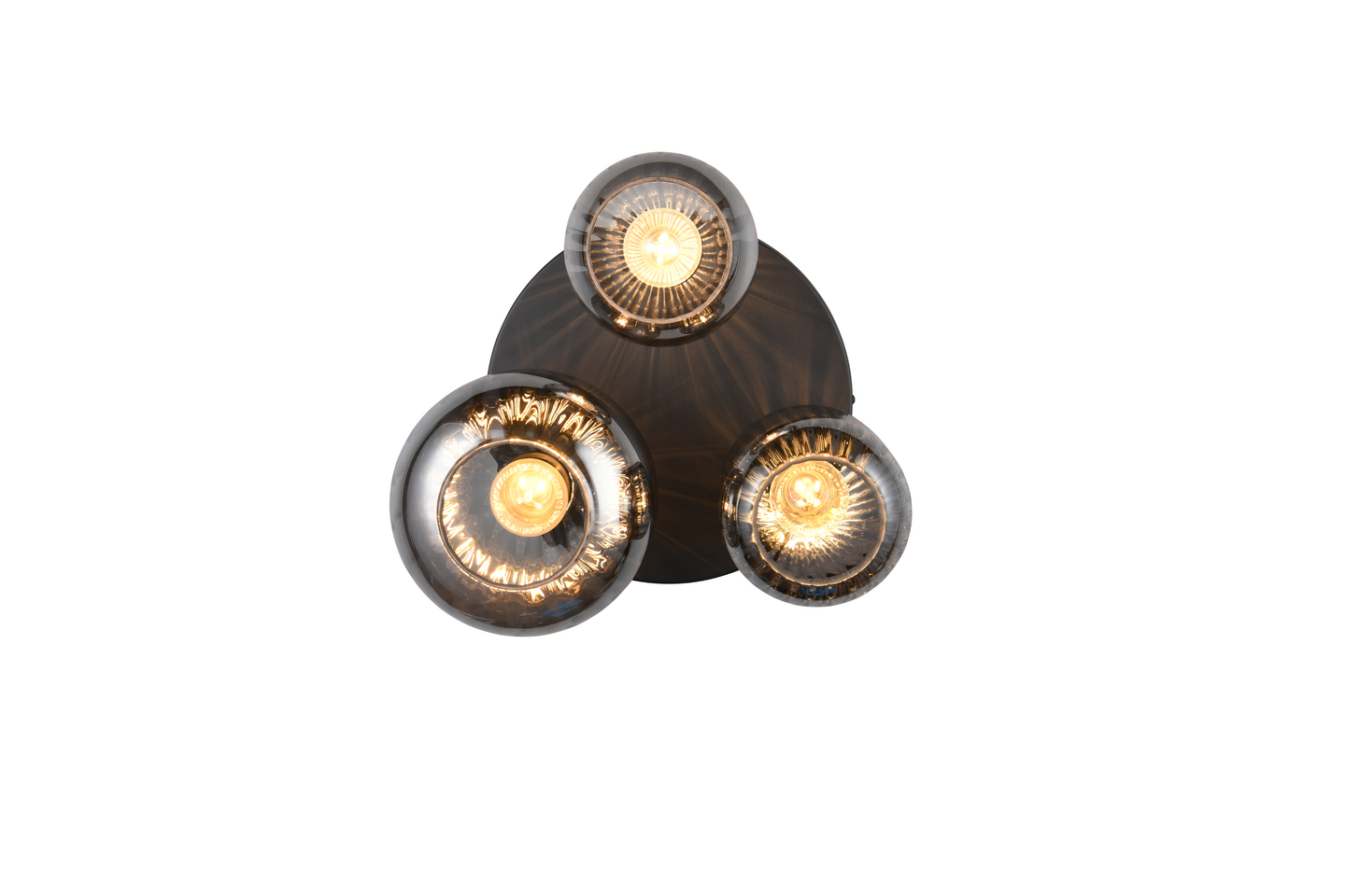 Kattovalaisin TRIO Diva E27 3-os mattamusta/kromattu