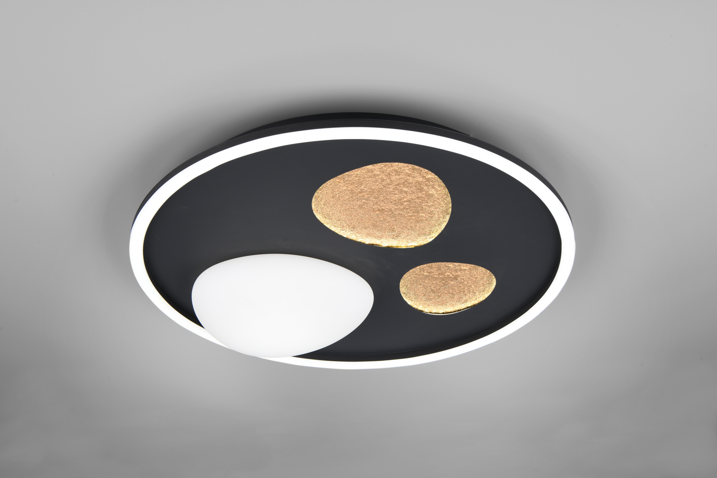 Kattovalaisin TRIO Pebble led 36W 4500lm mattamusta