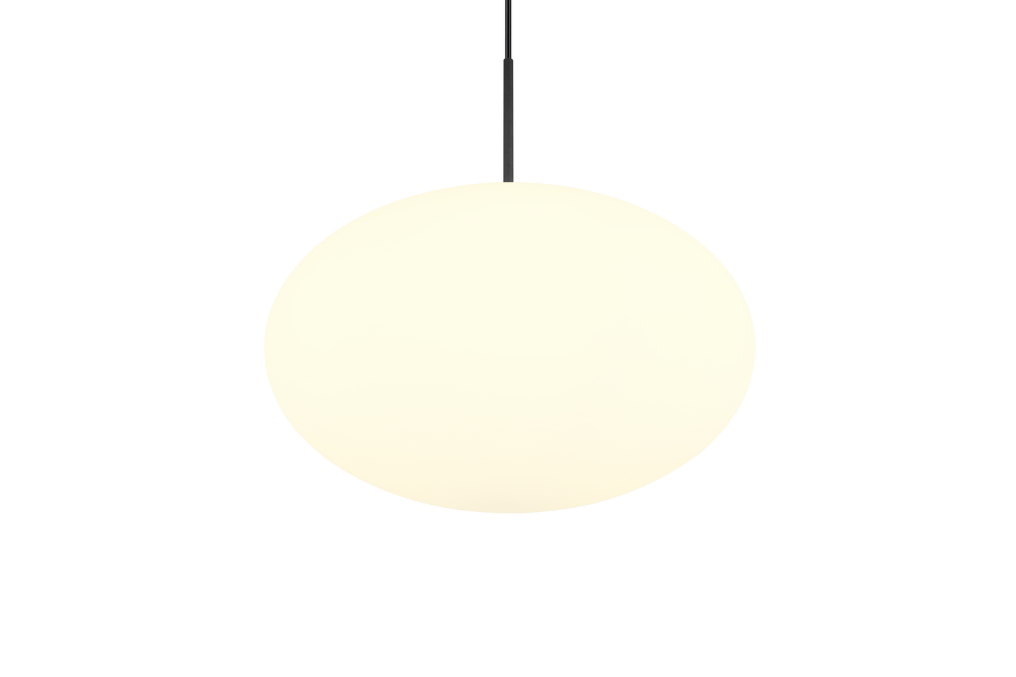 Riippuvalaisin TRIO Fomento E27 40cm mattamusta/valkoinen