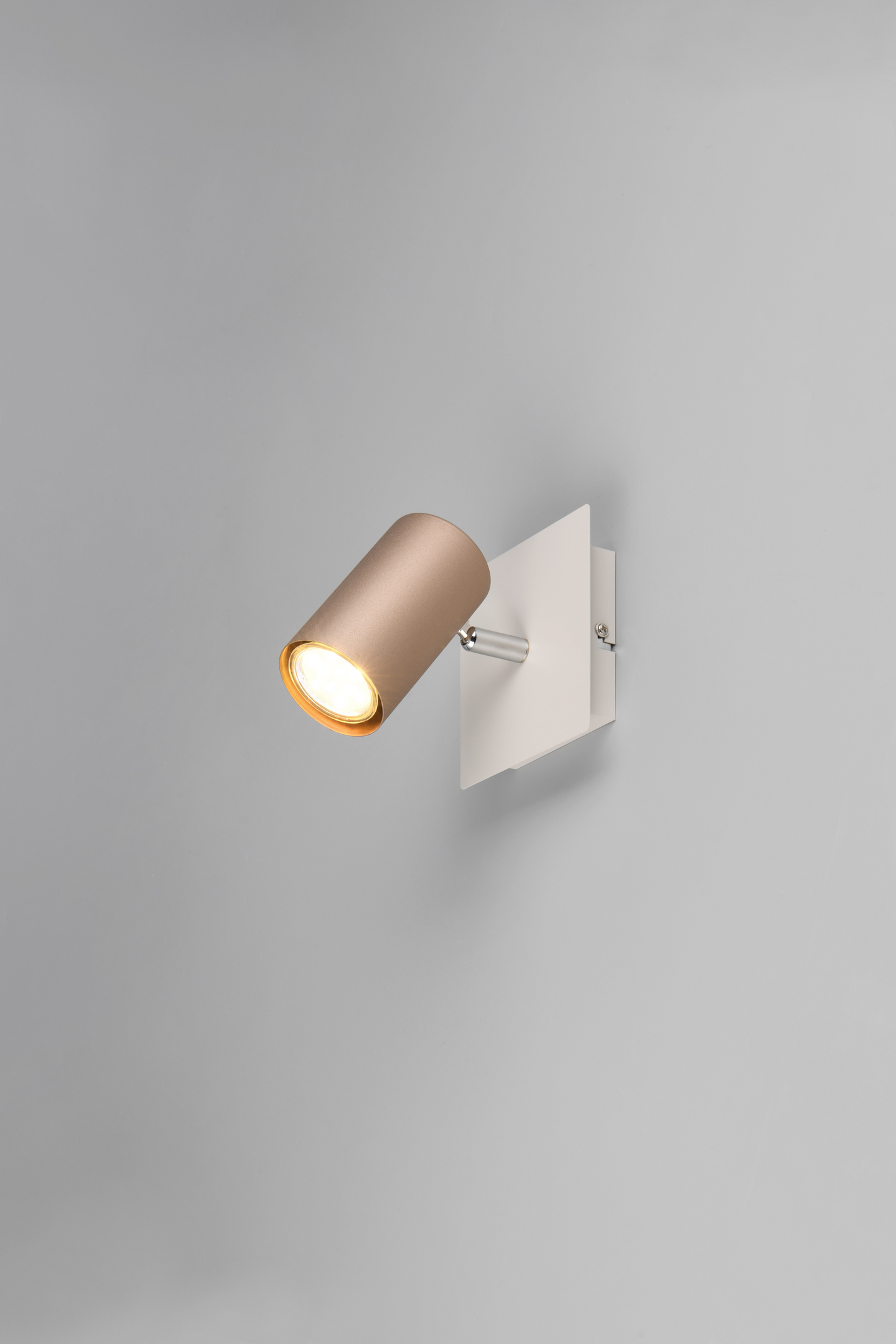 Spotti TRIO Marley GU10 1-osainen kahvinruskea/mattavalkoinen