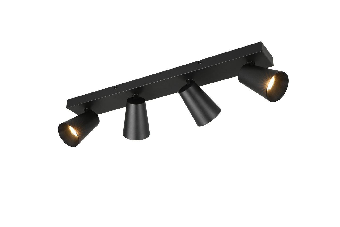 Spotti TRIO Sharp E14 4-osainen mattamusta