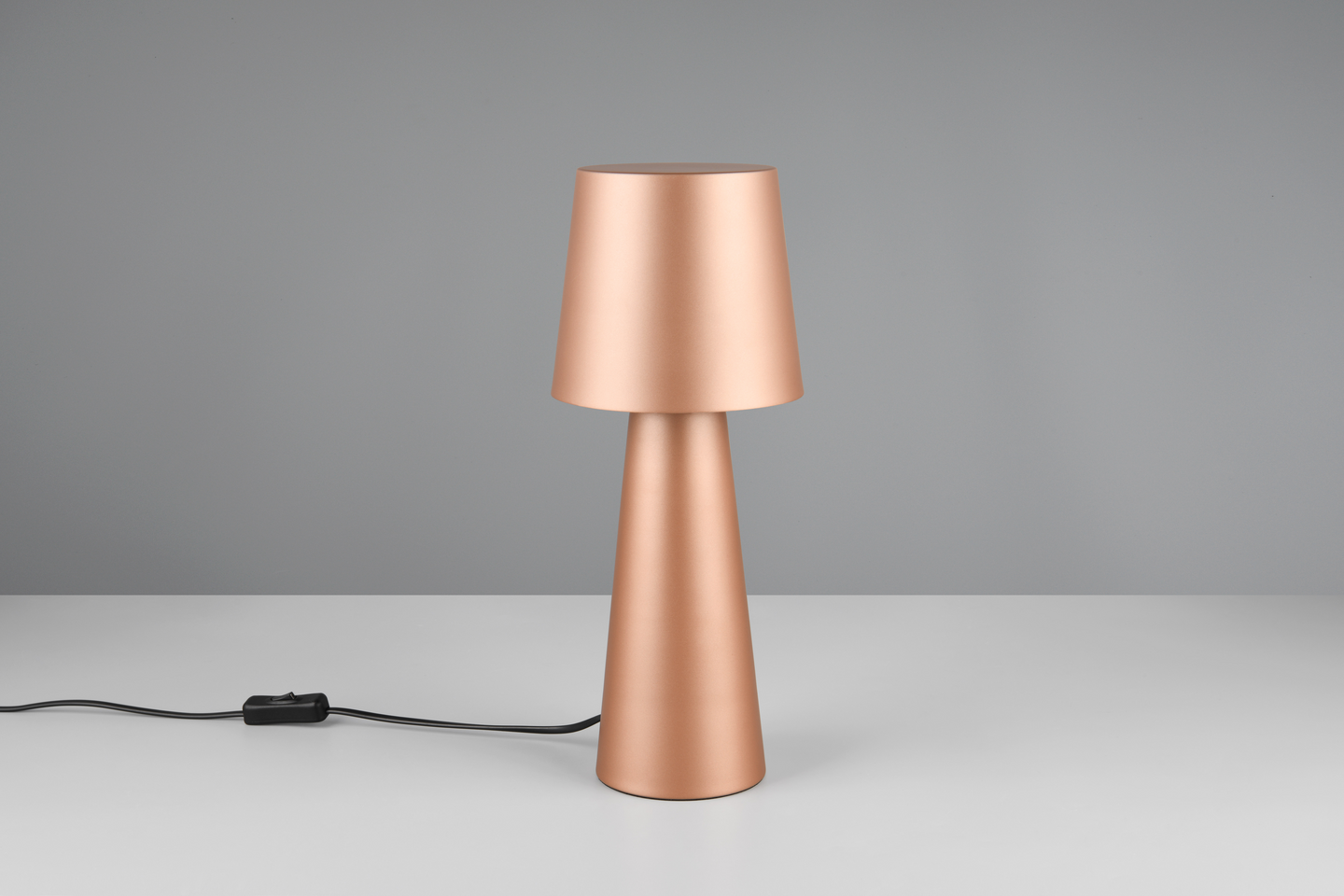 Pöytävalaisin TRIO Nubian E27 kahvinruskea