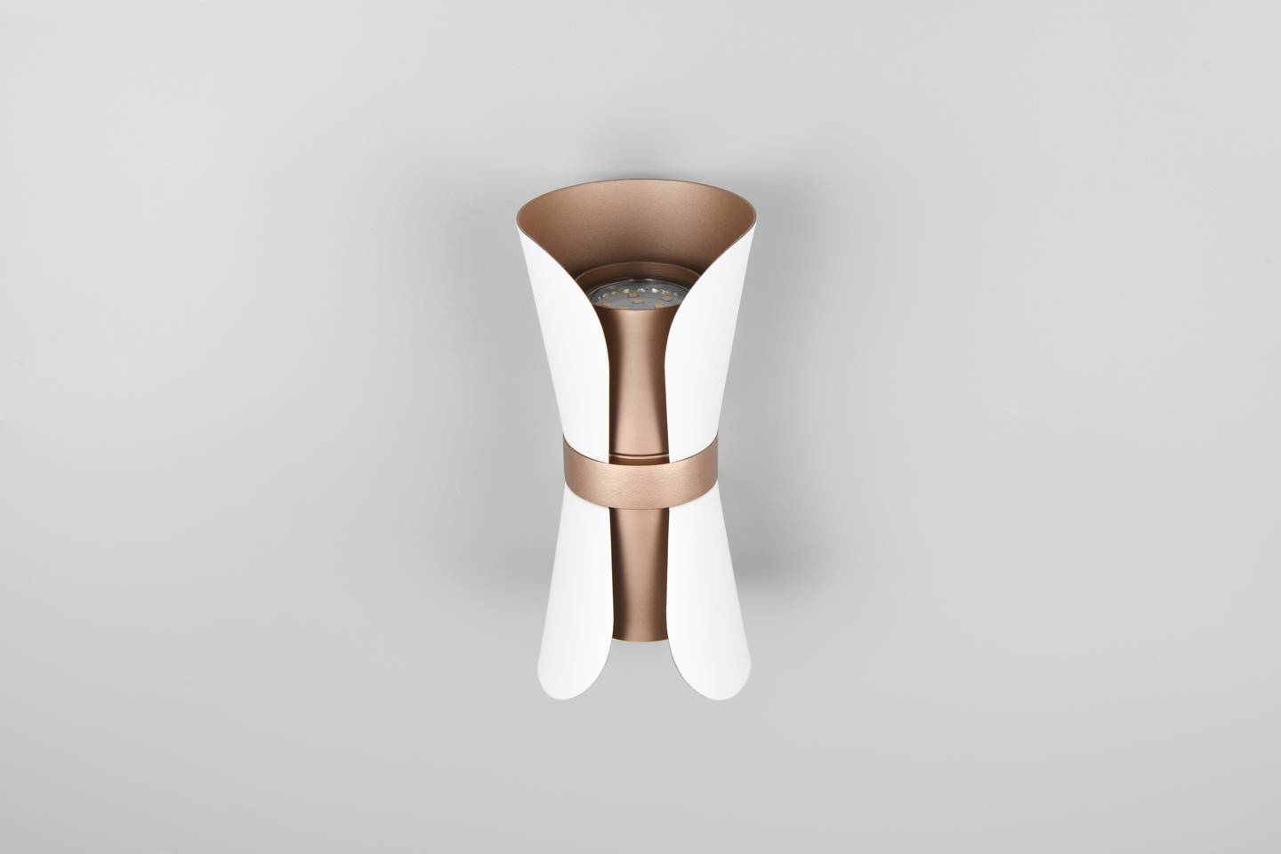 Seinävalaisin TRIO Coat GU10 2-osainen mattavalkoinen