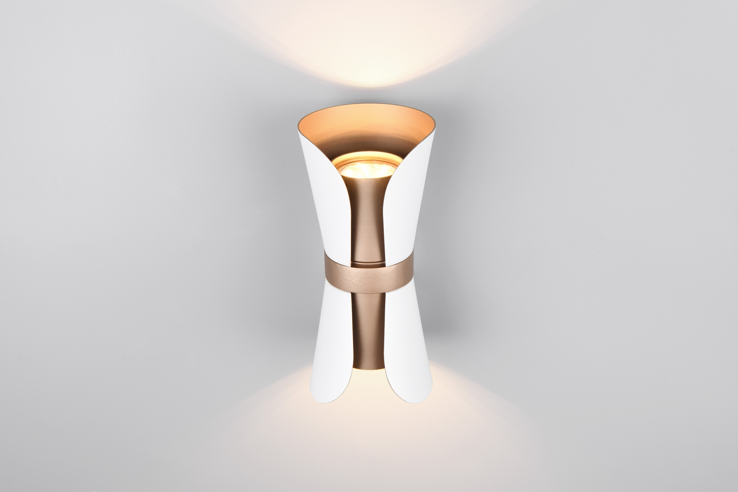 Seinävalaisin TRIO Coat GU10 2-osainen mattavalkoinen