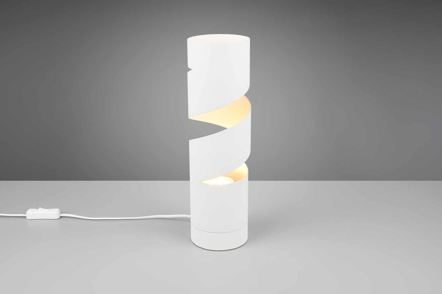 Pöytävalaisin TRIO Stream GU10 mattavalkoinen